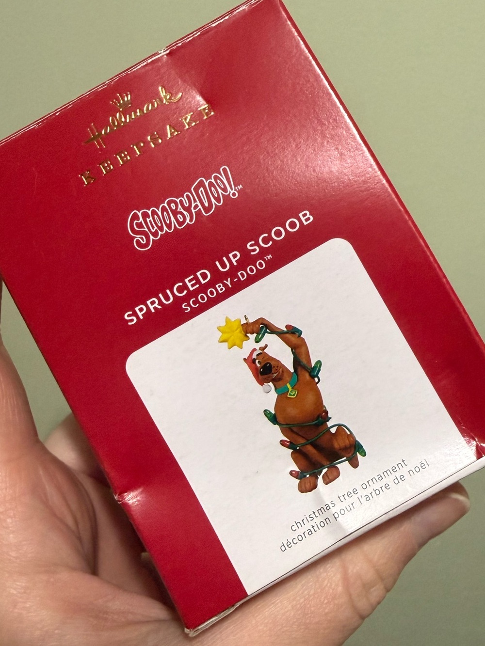 Hallmark Red Scooby-Doo Spruced Up Scoob Ornament